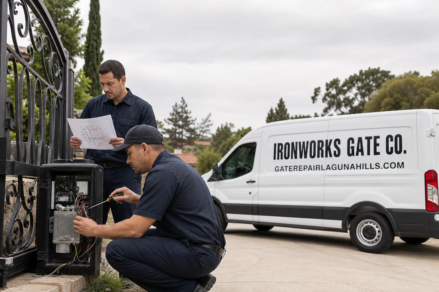 Gate Access Control in Laguna Hills, CA | Ironworks Gate Co.